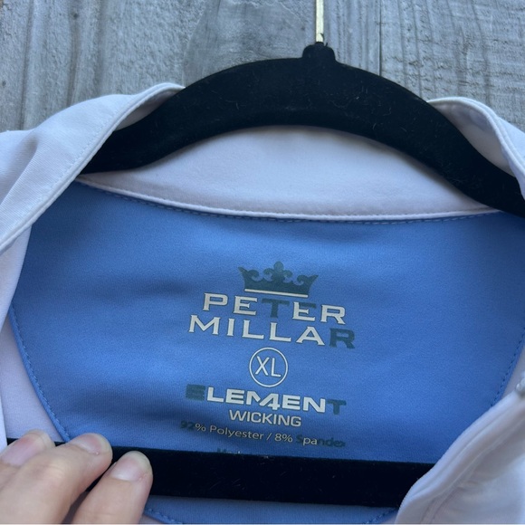 Peter millar pine needles Quarter-Zip golf jacket size XL in woman’s fall cozy - Picture 7 of 15